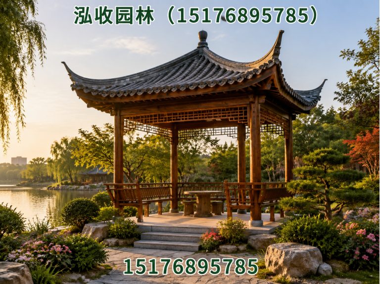 兴安防腐木凉亭展示图
