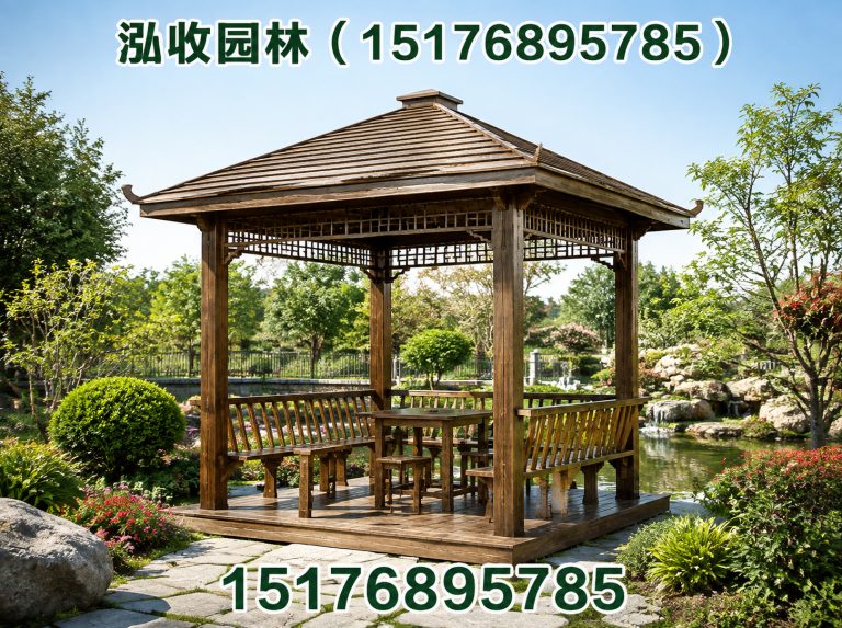 兴安塑木地板展示图